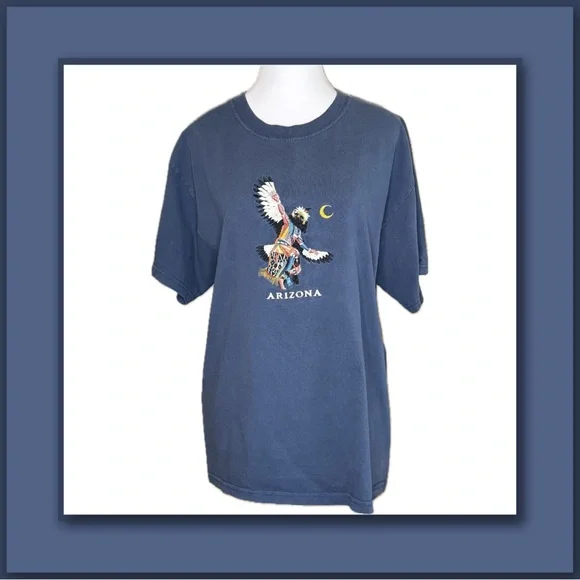 3/$10, 5/$15 - EMI Sportswear Women’s Embroidered Arizona T-Shirt – Size Large - Picture 2 of 5